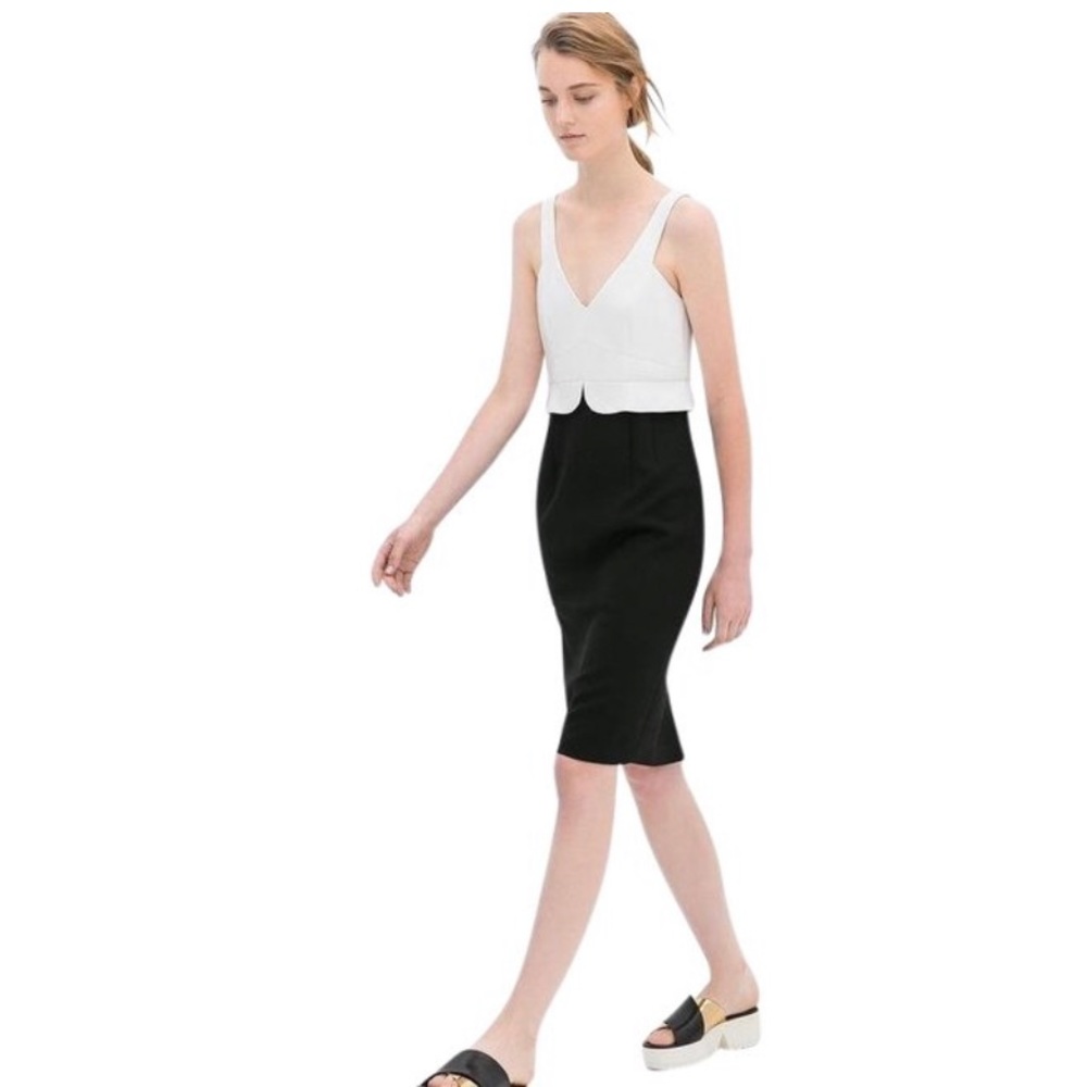 Zara Colorblock Cocktail Dress